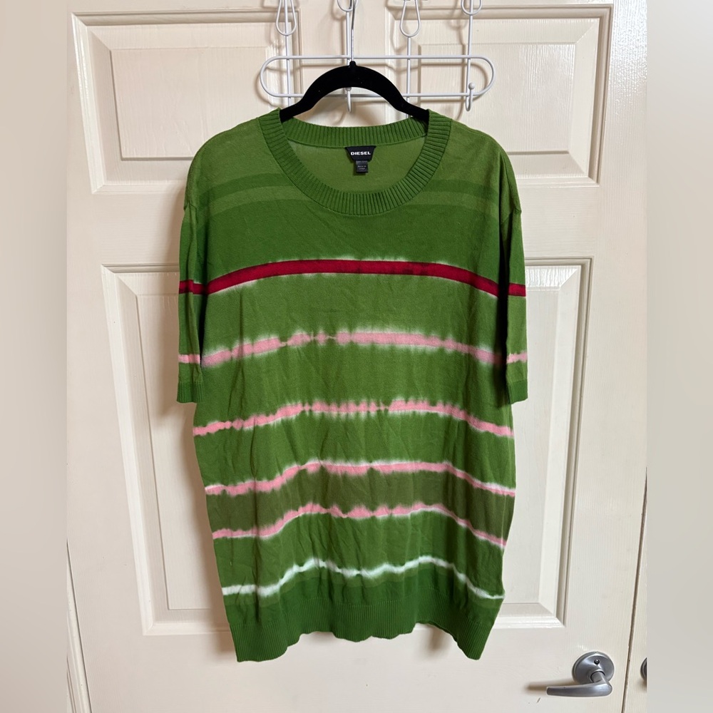 VTG 00’s RARE Men’s Diesel x Avant Garde Short Sleeve Light Weight Sweater